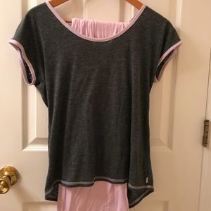 Lavender and Charcoal Grey Pajama Set